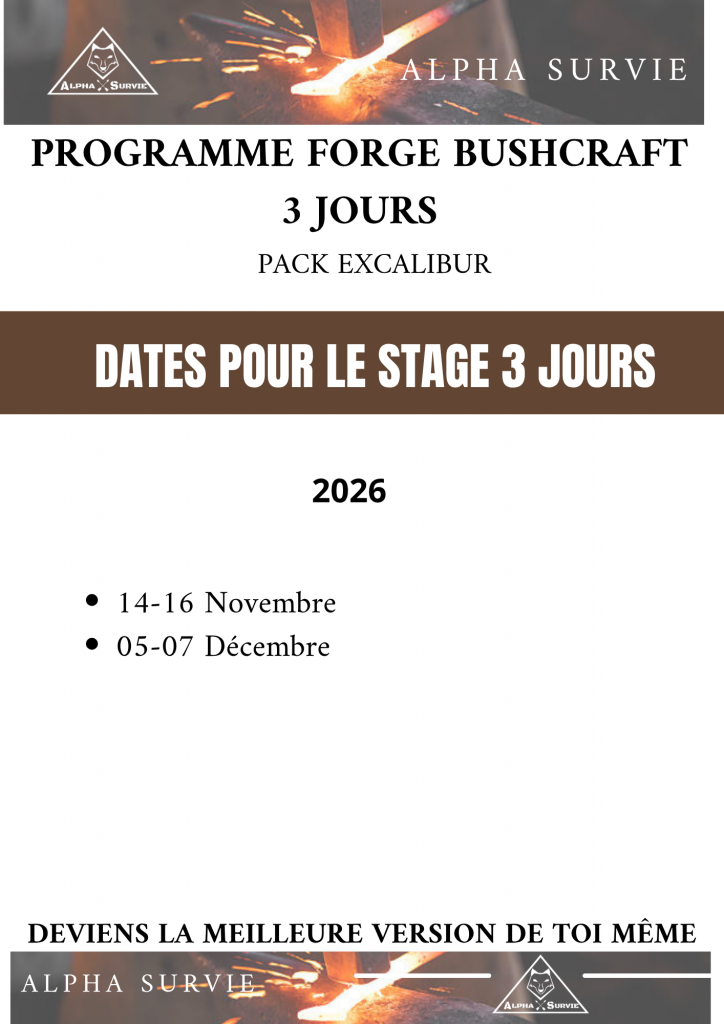 stage forge coutellerie